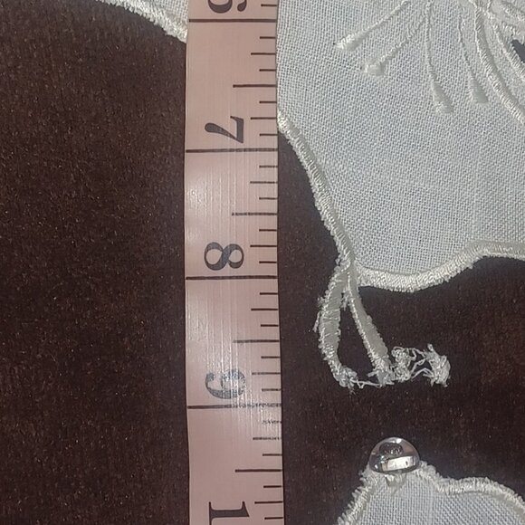 Collar Large Eyelet Lace White - Picture 3 of 6